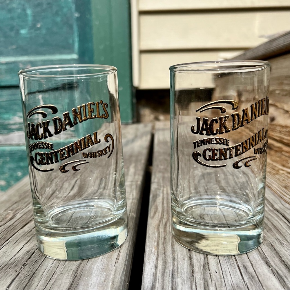 Vintage Jack Daniel’s Centennial Tenessee Whiskey Glasses